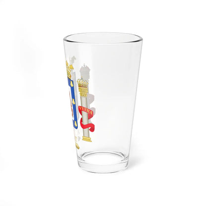 Coat of Arms of Santiago Charles IIIs Proclamation in Chile (Chile) (Coat of Arms) Pint Glass 16oz - Go Mug Yourself