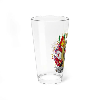 Coat of arms of Santiago de Liniers Count of Buenos Aires Viceroy of the Rio de la Plata (Argentina) (Coat of Arms) Pint Glass 16oz - Go Mug Yourself