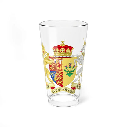 Coat of Arms of Sarah Duchess of York 1986-1996 (United Kingdom) (Coat of Arms) Pint Glass 16oz 16oz - Go Mug Yourself
