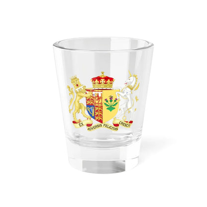 Coat of Arms of Sarah Duchess of York 1986-1996 (United Kingdom) (Coat of Arms) Shot Glass 1.5oz 1.5oz - Go Mug Yourself