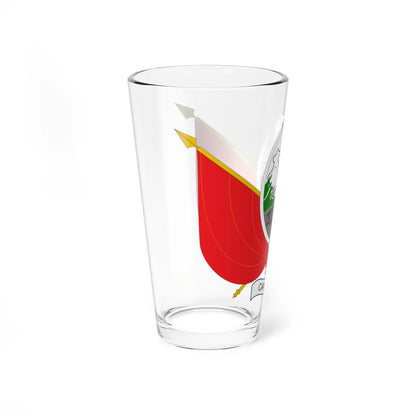 Coat of arms of Saraj Municipality (North Macedonia) (Coat of Arms) Pint Glass 16oz - Go Mug Yourself