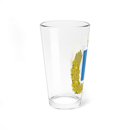 Coat of Arms of Saratov oblast with wreath (Russia) (Coat of Arms) Pint Glass 16oz - Go Mug Yourself