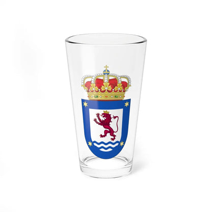 Coat of Arms of Sariegos (Spain) (Coat of Arms) Pint Glass 16oz 16oz - Go Mug Yourself
