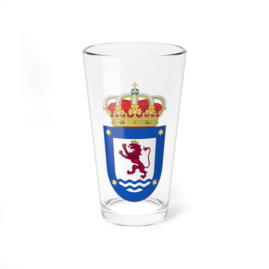 Coat of Arms of Sariegos (Spain) (Coat of Arms) Pint Glass 16oz 16oz - Go Mug Yourself