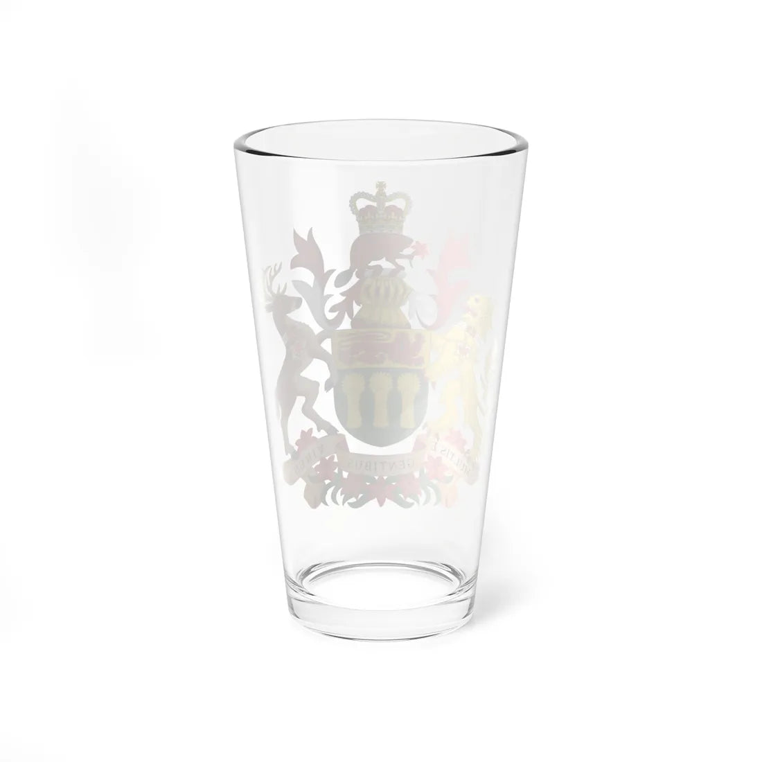 Coat of arms of Saskatchewan (Canada) (Coat of Arms) Pint Glass 16oz - Go Mug Yourself