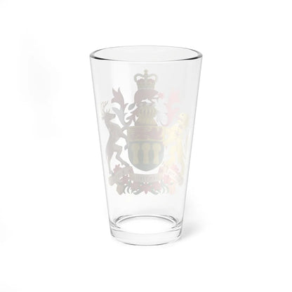 Coat of arms of Saskatchewan (Canada) (Coat of Arms) Pint Glass 16oz - Go Mug Yourself