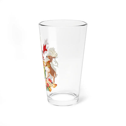 Coat of arms of Saskatchewan (Canada) (Coat of Arms) Pint Glass 16oz - Go Mug Yourself