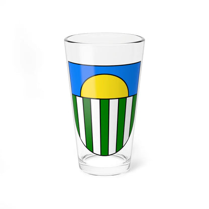 Coat of Arms of Saulkrasti (Latvia) (Coat of Arms) Pint Glass 16oz 16oz - Go Mug Yourself