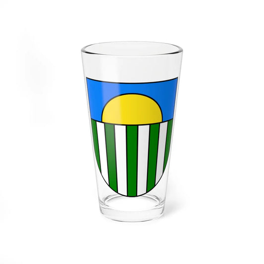Coat of Arms of Saulkrasti (Latvia) (Coat of Arms) Pint Glass 16oz 16oz - Go Mug Yourself