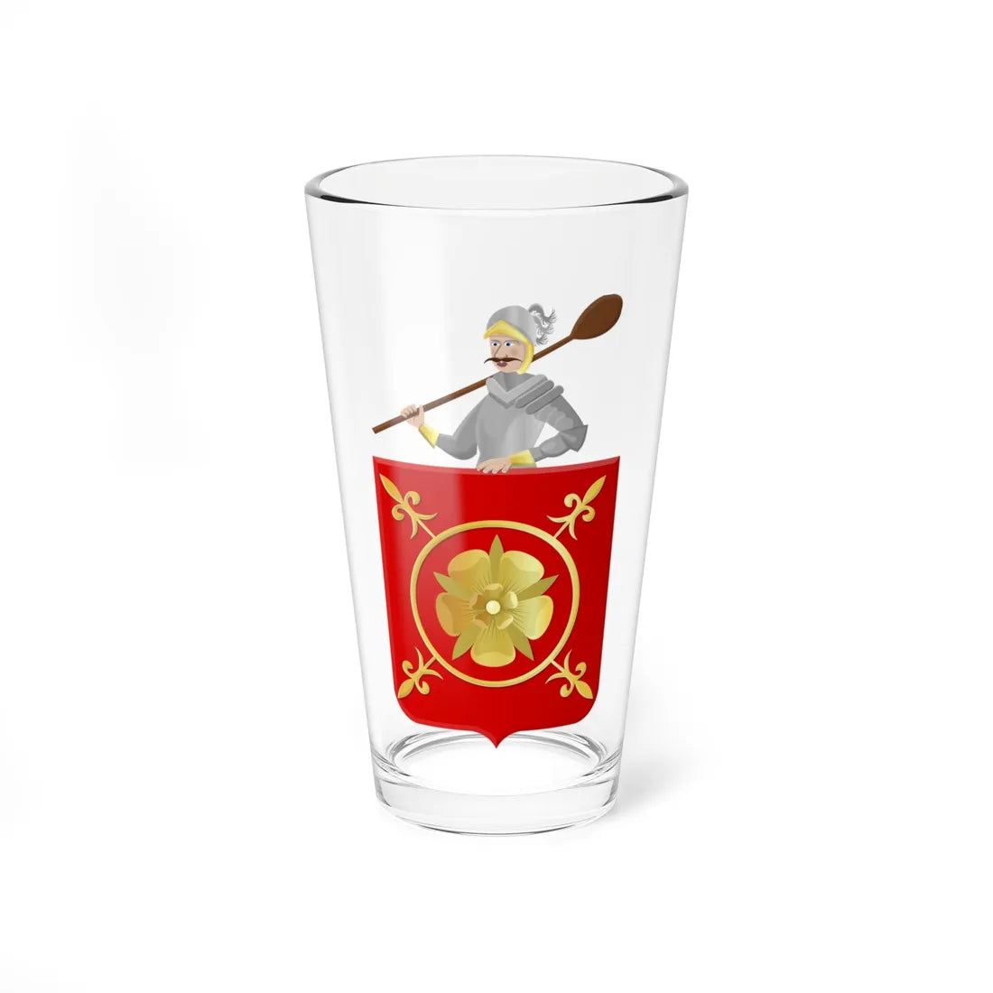 Coat of arms of Schagen 1816-2014 (Netherlands) (Coat of Arms) Pint Glass 16oz 16oz - Go Mug Yourself