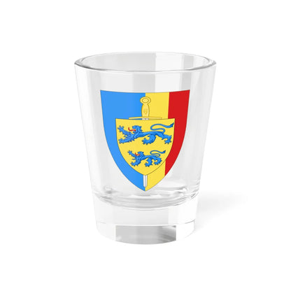 Coat of arms of Schleswig Foot Regiment (Denmark) (Coat of Arms) Shot Glass 1.5oz 1.5oz - Go Mug Yourself