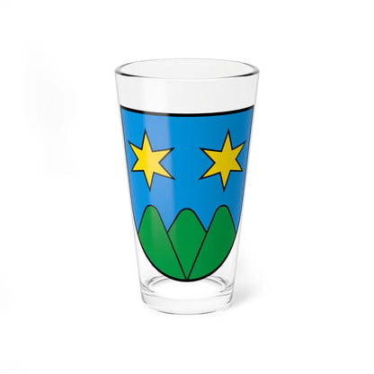 Coat of arms of Schneisingen (Switzerland) (Coat of Arms) Pint Glass 16oz 16oz - Go Mug Yourself