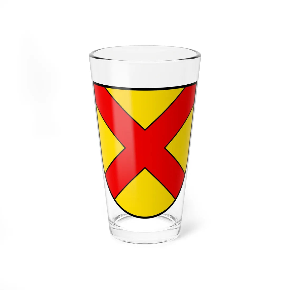 Coat of arms of Schoeftland (Switzerland) (Coat of Arms) Pint Glass 16oz 16oz - Go Mug Yourself