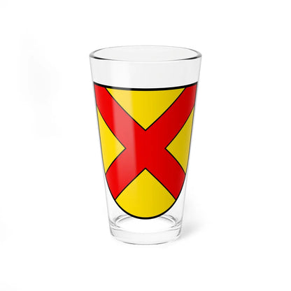 Coat of arms of Schoeftland (Switzerland) (Coat of Arms) Pint Glass 16oz 16oz - Go Mug Yourself