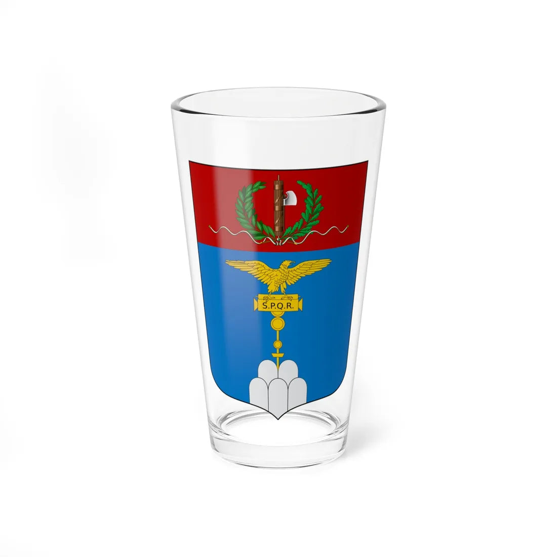 Coat of arms of Scioa governorate (Ethiopia) (Coat of Arms) Pint Glass 16oz 16oz - Go Mug Yourself
