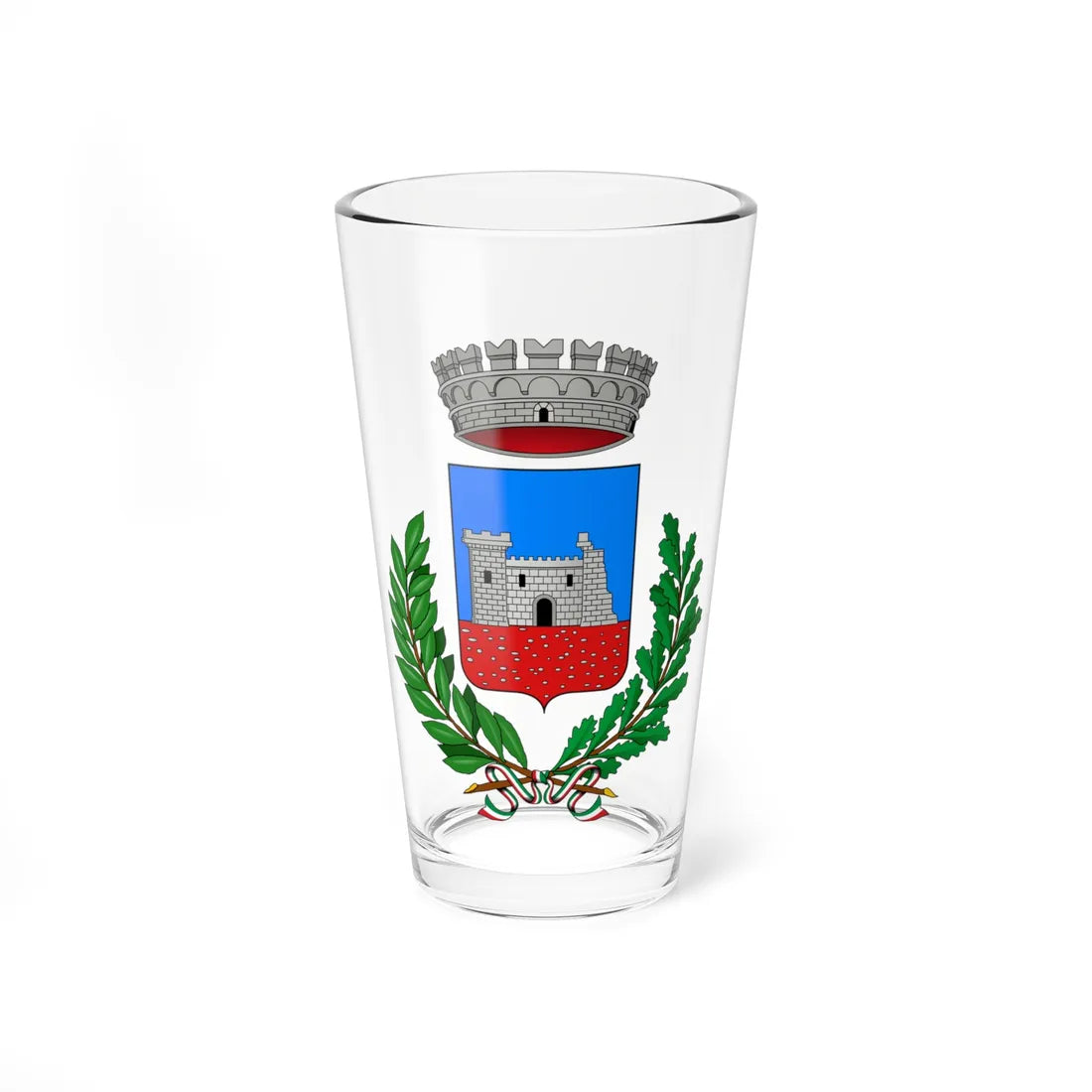 Coat of Arms of Scorzè (Italy) (Coat of Arms) Pint Glass 16oz 16oz - Go Mug Yourself