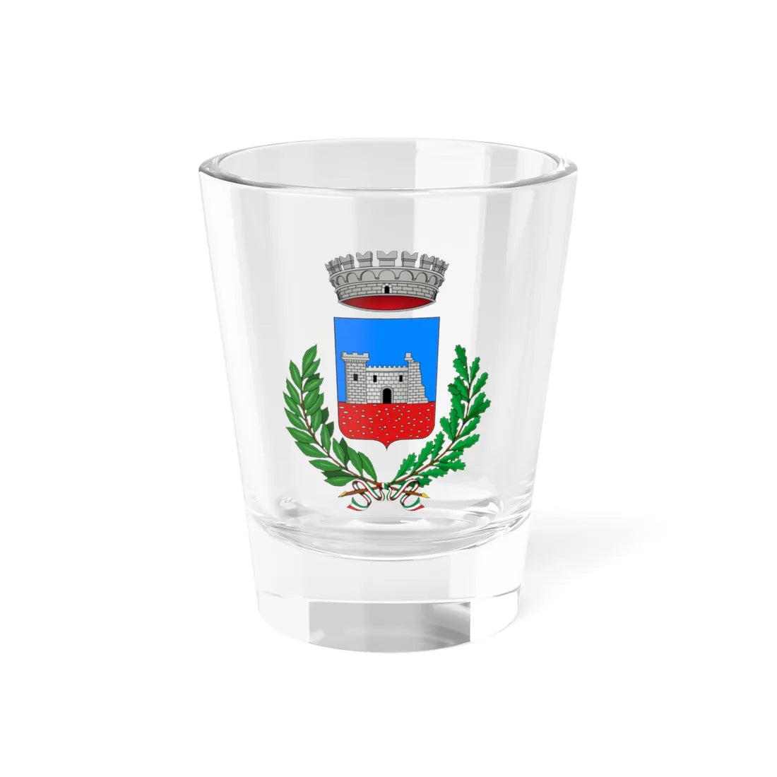Coat of Arms of Scorzè (Italy) (Coat of Arms) Shot Glass 1.5oz 1.5oz - Go Mug Yourself