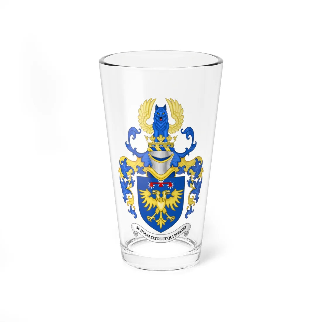 Coat of Arms of Sean Michael Harvey Brazeau as Heir Apparent Canada (Canada) (Coat of Arms) Pint Glass 16oz 16oz - Go Mug Yourself