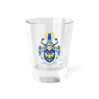 Coat of Arms of Sean Michael Harvey Brazeau as Heir Apparent Canada (Canada) (Coat of Arms) Shot Glass 1.5oz 1.5oz - Go Mug Yourself