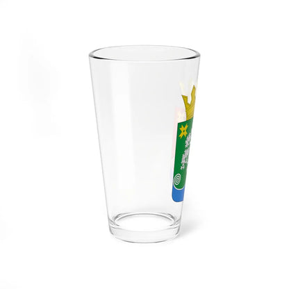 Coat of Arms of Segezhsky District (Russia) (Coat of Arms) Pint Glass 16oz - Go Mug Yourself