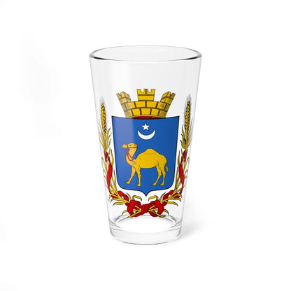 Coat of arms of Semipalatinsk 1878 project (Russia) (Coat of Arms) Pint Glass 16oz 16oz - Go Mug Yourself
