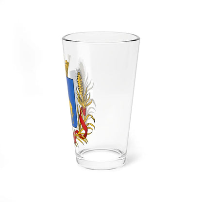 Coat of arms of Semipalatinsk 1878 project (Russia) (Coat of Arms) Pint Glass 16oz - Go Mug Yourself