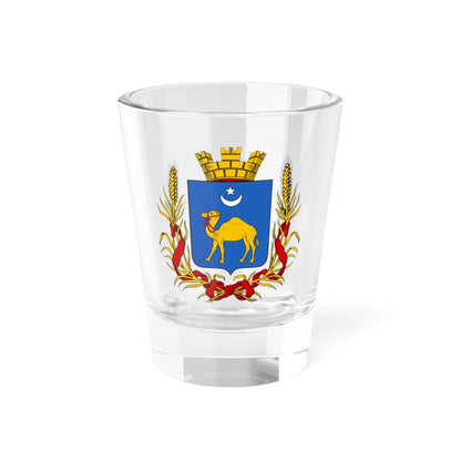 Coat of arms of Semipalatinsk 1878 project (Russia) (Coat of Arms) Shot Glass 1.5oz 1.5oz - Go Mug Yourself