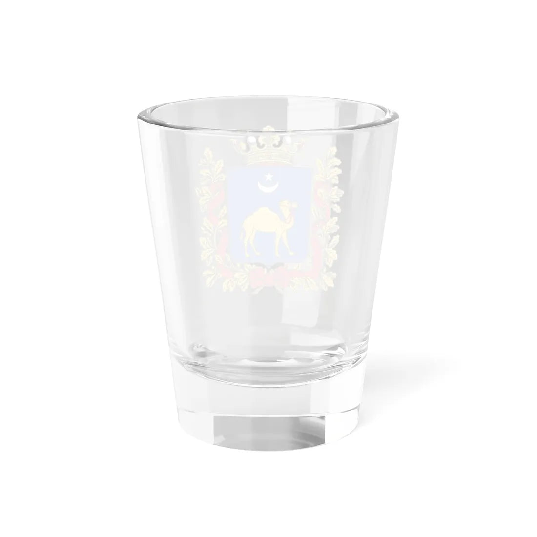 Coat of arms of Semipalatinsk Oblast 1878 (Russia) (Coat of Arms) Shot Glass 1.5oz - Go Mug Yourself