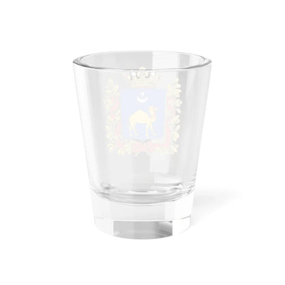 Coat of arms of Semipalatinsk Oblast 1878 (Russia) (Coat of Arms) Shot Glass 1.5oz - Go Mug Yourself