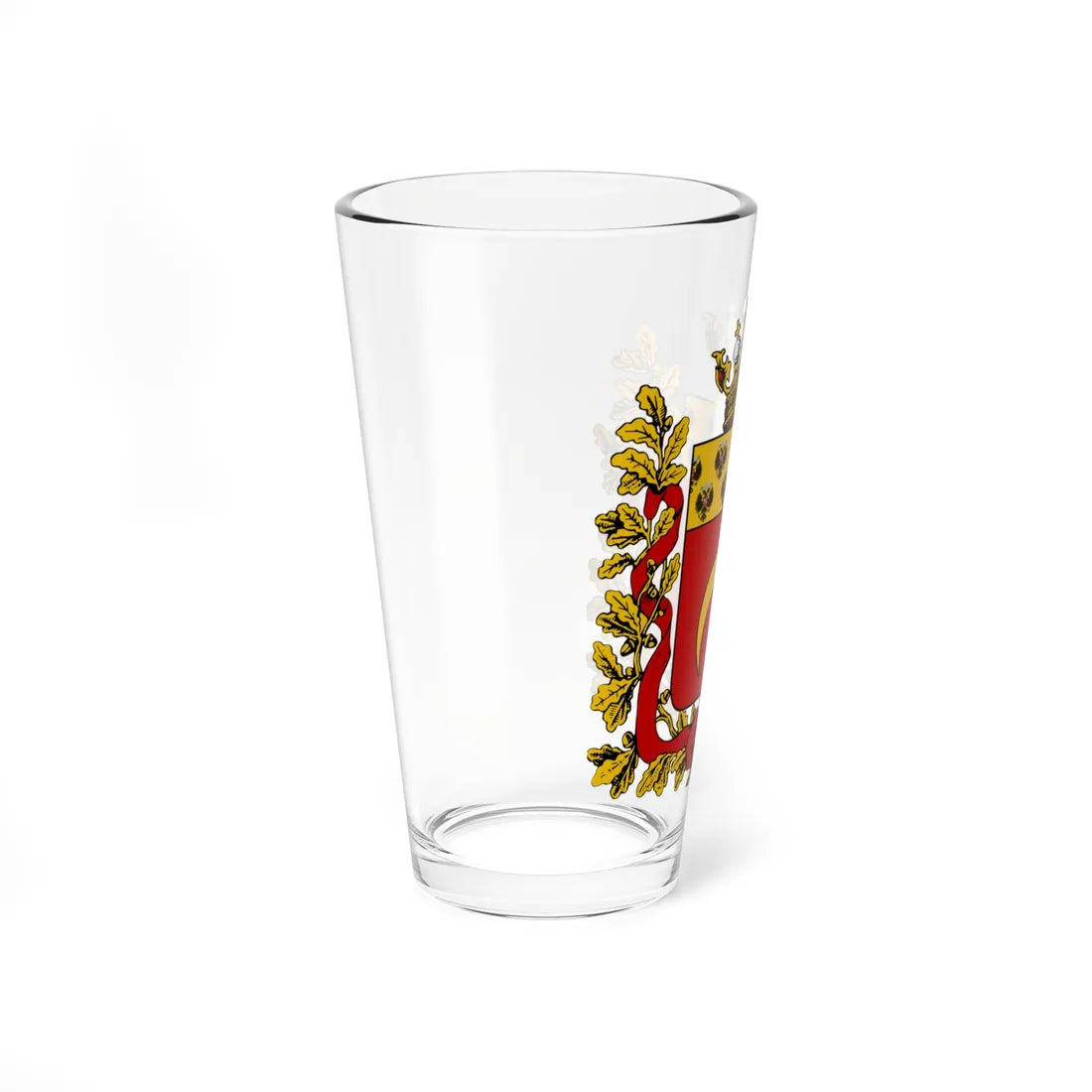 Coat of arms of Semirechensk Oblast (Russia) (Coat of Arms) Pint Glass 16oz - Go Mug Yourself