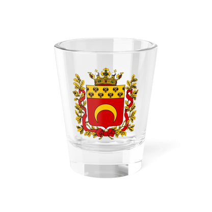 Coat of arms of Semirechensk Oblast (Russia) (Coat of Arms) Shot Glass 1.5oz 1.5oz - Go Mug Yourself