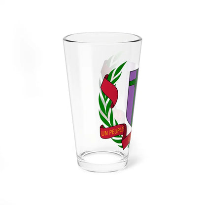 Coat of arms of Senegal 1960-1965 (Senegal) (Coat of Arms) Pint Glass 16oz - Go Mug Yourself