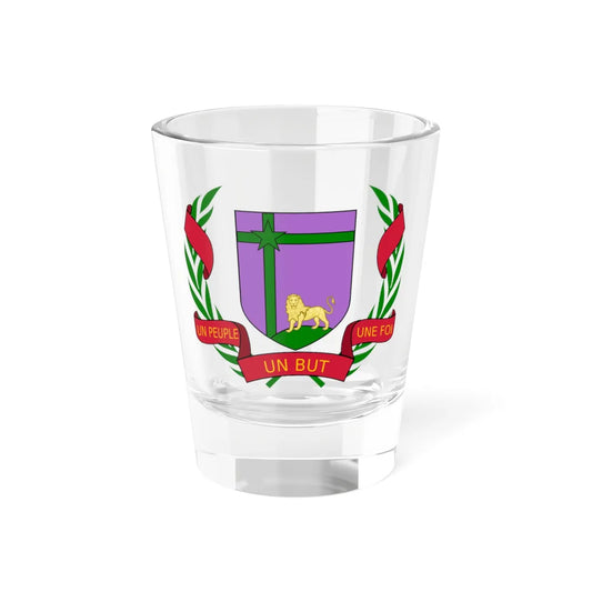 Coat of arms of Senegal 1960-1965 (Senegal) (Coat of Arms) Shot Glass 1.5oz 1.5oz - Go Mug Yourself