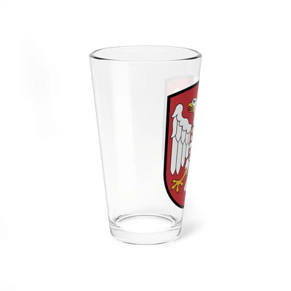 Coat of arms of serbia 1941 1944 vectorised (Serbia) (Coat of Arms) Pint Glass 16oz - Go Mug Yourself
