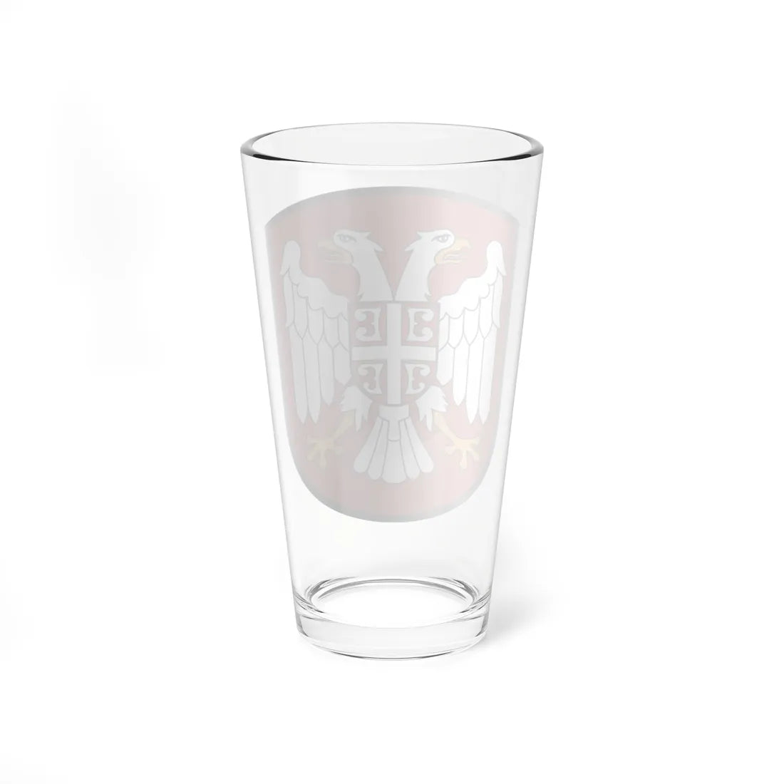 Coat of arms of serbia 1941 1944 vectorised (Serbia) (Coat of Arms) Pint Glass 16oz - Go Mug Yourself