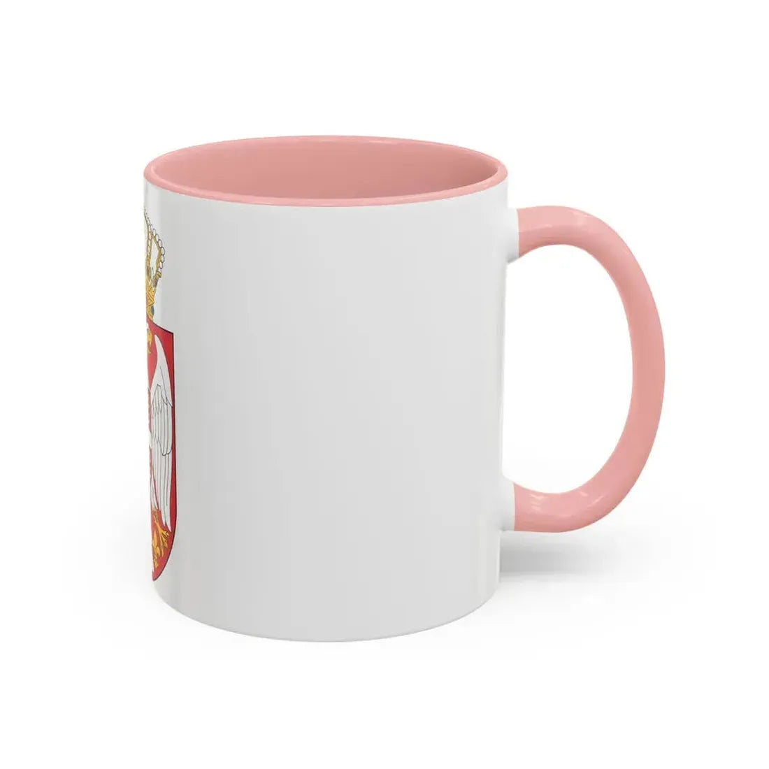 Coat of arms of Serbia 2 - Accent Coffee Mug - Go Mug Yourself