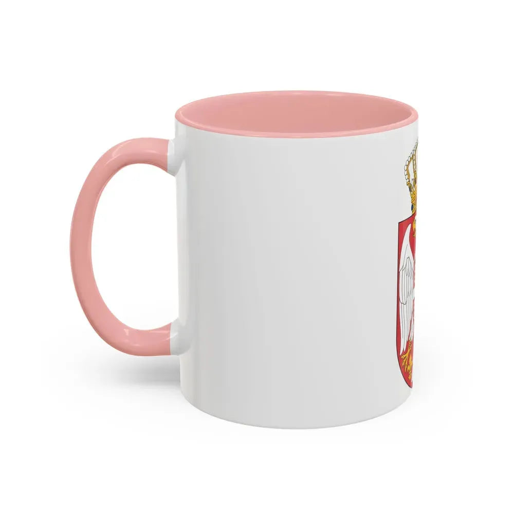 Coat of arms of Serbia 2 - Accent Coffee Mug - Go Mug Yourself