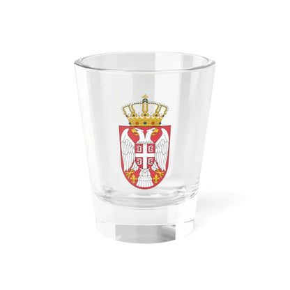 Coat of arms of Serbia 2 - Shot Glass 1.5oz 1.5oz - Go Mug Yourself