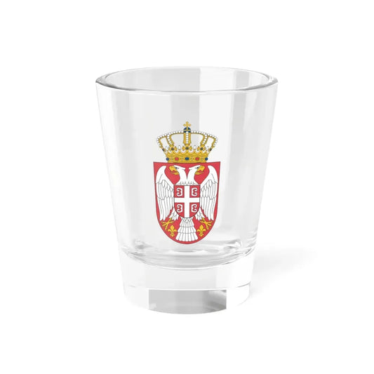 Coat of arms of Serbia 2 - Shot Glass 1.5oz 1.5oz - Go Mug Yourself