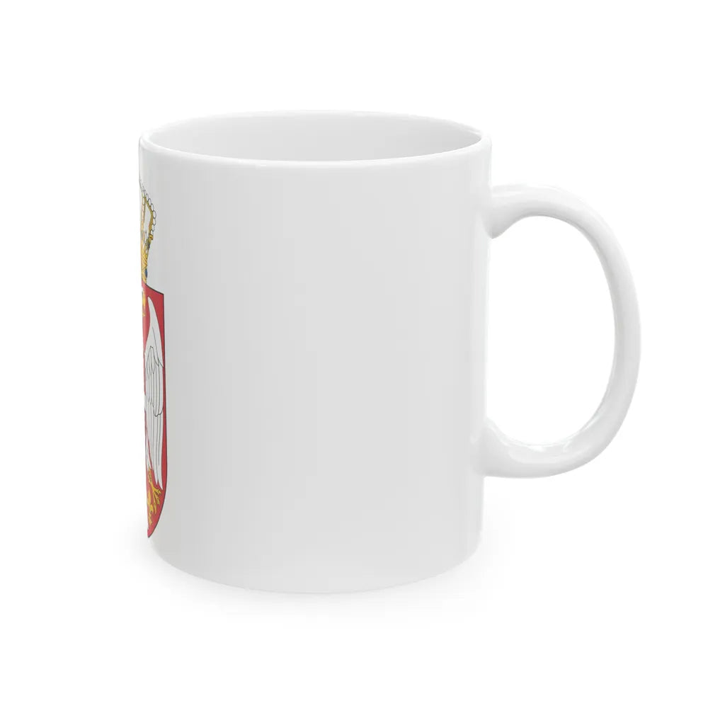 Coat of arms of Serbia 2 - White Coffee Mug-Go Mug Yourself