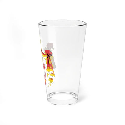 Coat of arms of Serbia 2004-2010 (Serbia) (Coat of Arms) Pint Glass 16oz - Go Mug Yourself