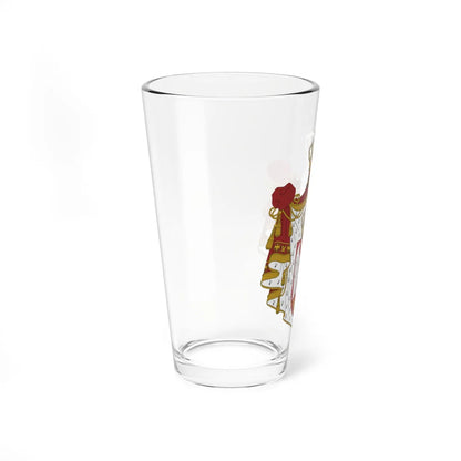 Coat of arms of Serbia (Serbia) (Coat of Arms) Pint Glass 16oz - Go Mug Yourself
