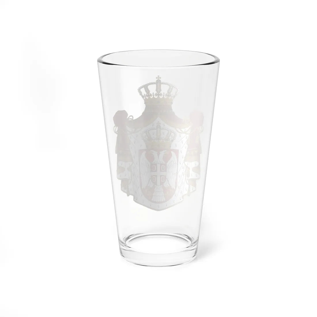 Coat of arms of Serbia (Serbia) (Coat of Arms) Pint Glass 16oz - Go Mug Yourself