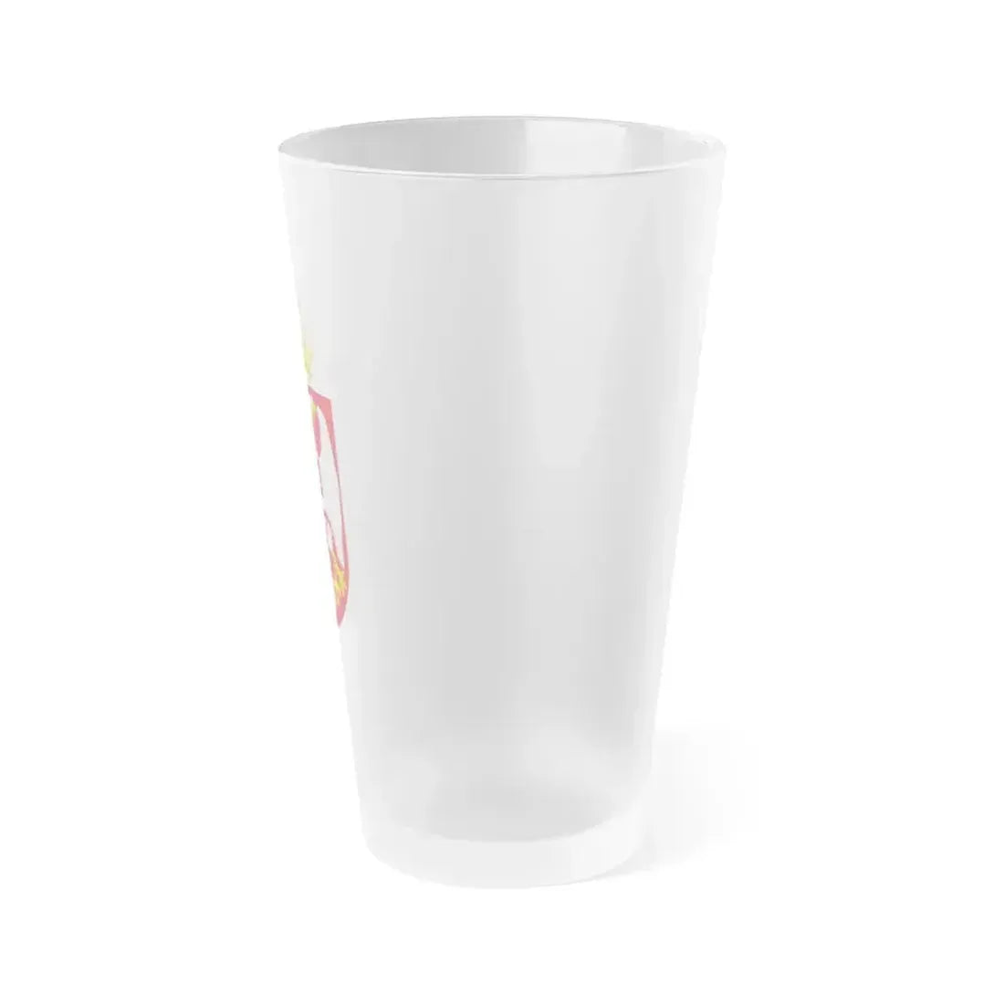 Coat of arms of Serbia small (2004 - 2010) - Frosted Pint Glass 16oz - Go Mug Yourself