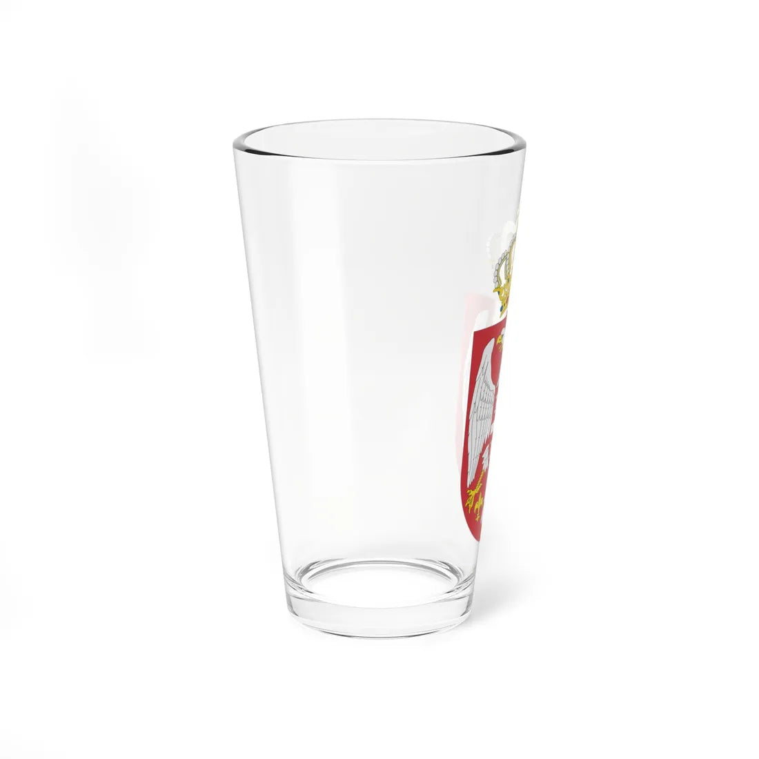 Coat of arms of Serbia small 2004 - 2010 (Serbia) (Coat of Arms) Pint Glass 16oz - Go Mug Yourself