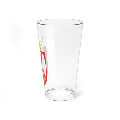 Coat of arms of Serbia small 2004 - 2010 (Serbia) (Coat of Arms) Pint Glass 16oz - Go Mug Yourself