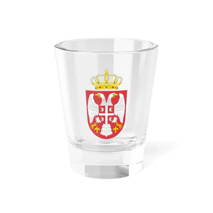 Coat of arms of Serbia small (2004 - 2010) - Shot Glass 1.5oz 1.5oz - Go Mug Yourself