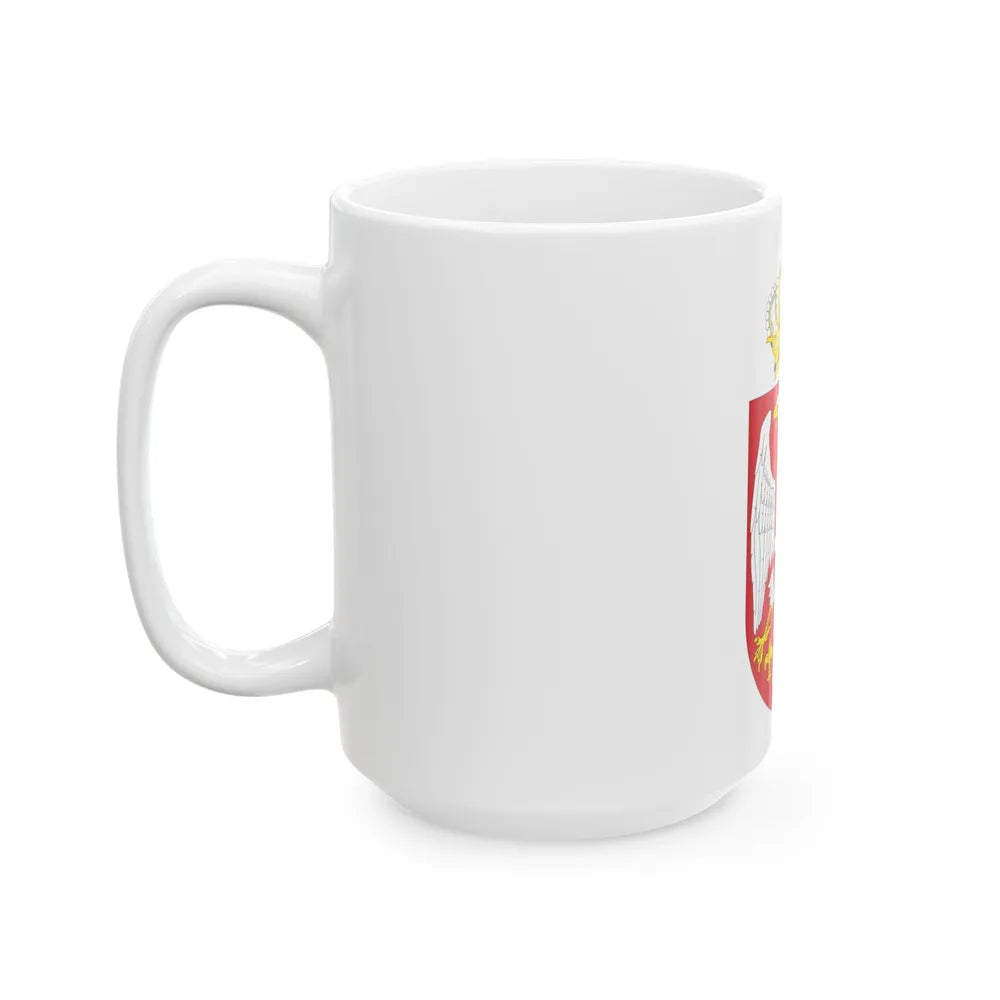 Coat of arms of Serbia small (2004 - 2010) - White Coffee Mug-Go Mug Yourself