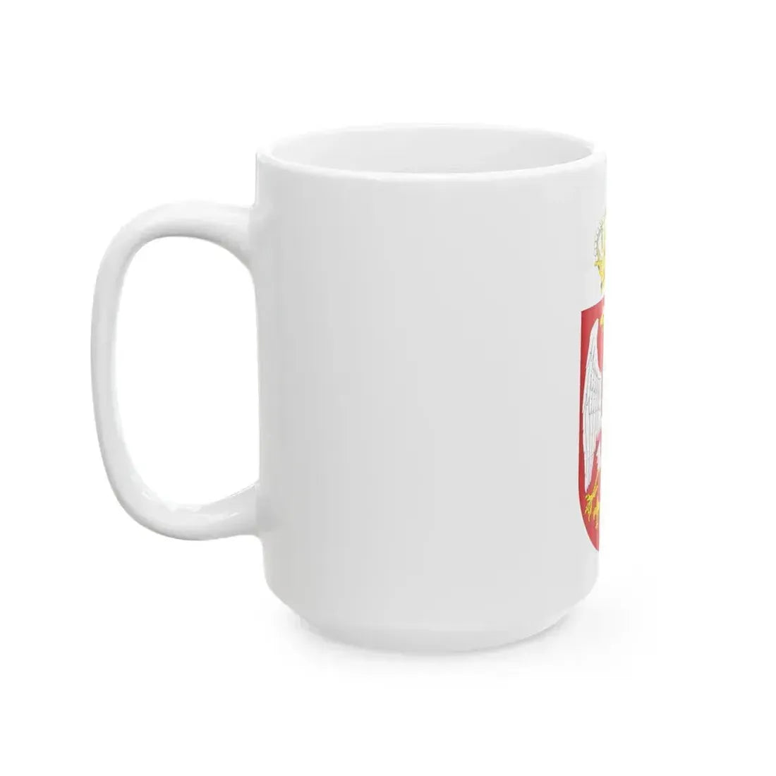 Coat of arms of Serbia small (2004 - 2010) - White Coffee Mug - Go Mug Yourself