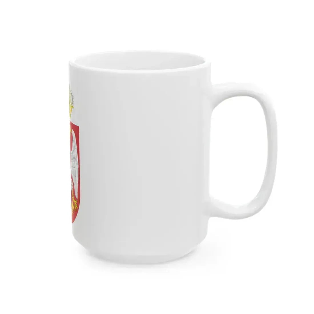 Coat of arms of Serbia small (2004 - 2010) - White Coffee Mug - Go Mug Yourself